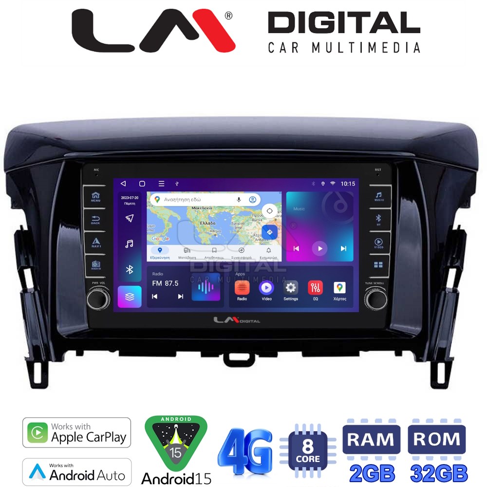 OEM για Mitsubishi Eclipse Cross 2018 > με 8Core 2GB/32GB OEM για Mitsubishi Eclipse Cross 2018 > με 8Core 2GB/32GB