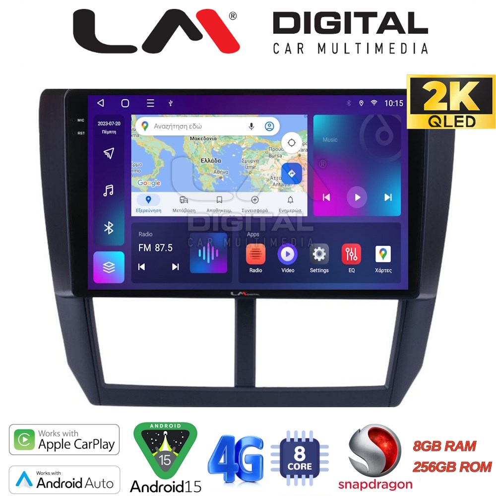 OEM για Subaru Impreza – Forester 2009 > 2012 με 8Core 8GB/256GB και 2Κ οθόνη OEM για Subaru Impreza – Forester 2009 > 2012 με 8Core 8GB/256GB και 2Κ οθόνη