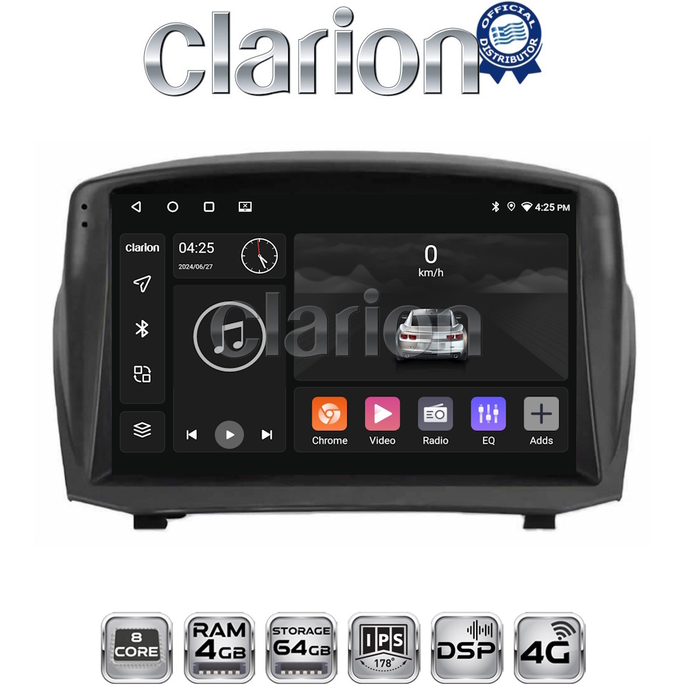 OEM για Ford Fiesta 2010 > 2017 με 8Core 4GB/64GB OEM για Ford Fiesta 2010 > 2017 με 8Core 4GB/64GB