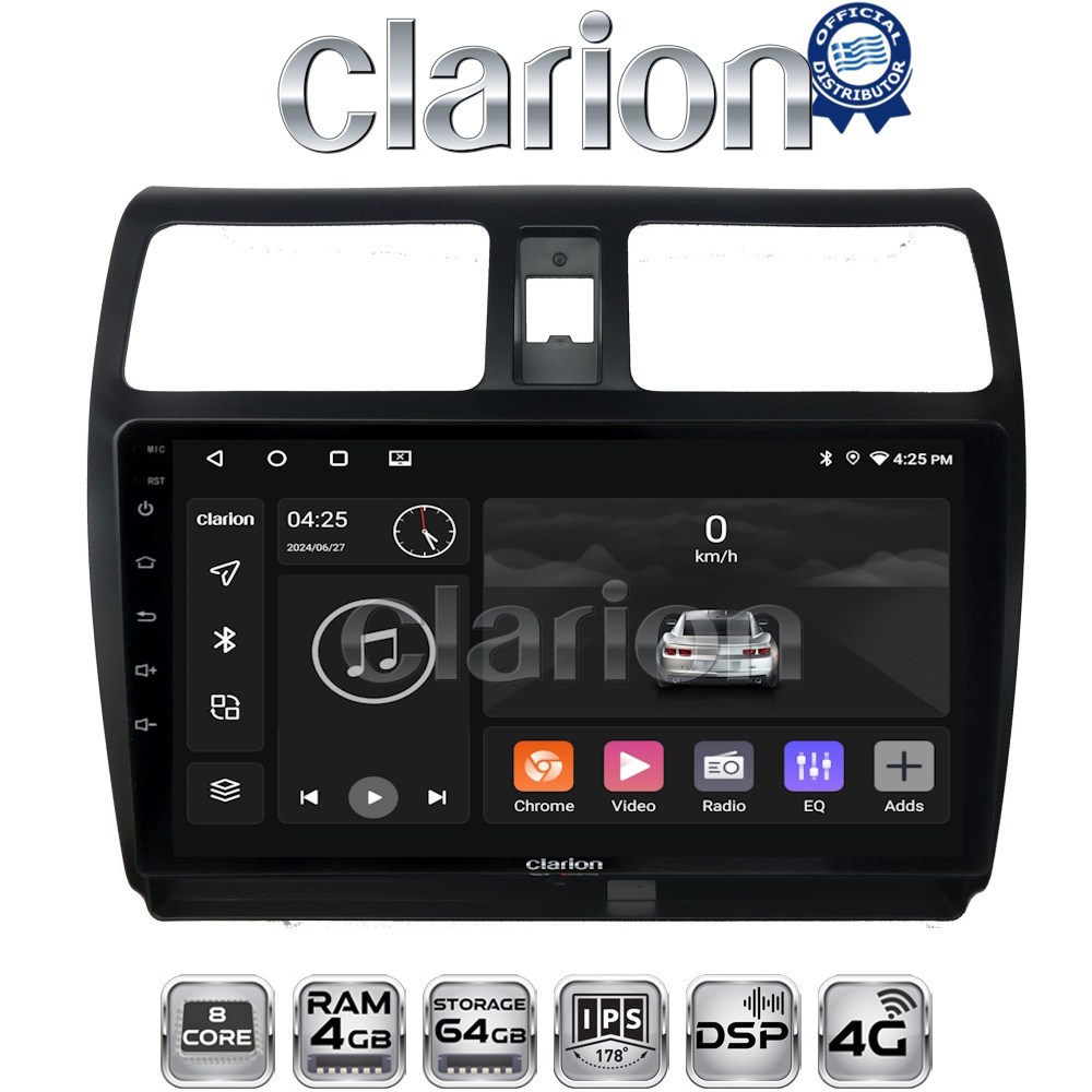 OEM για Suzuki Swift 2005 > 2010 με 8Core 4GB/64GB OEM για Suzuki Swift 2005 > 2010 με 8Core 4GB/64GB