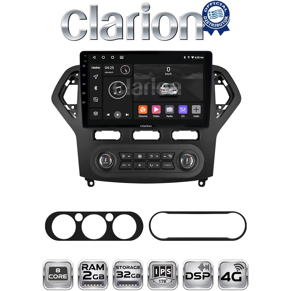 OEM για Ford Mondeo 2007 > 2010 με 8Core 2GB/32GB OEM για Ford Mondeo 2007 > 2010 με 8Core 2GB/32GB