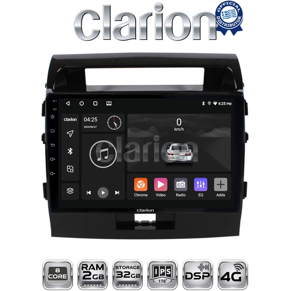 OEM για Toyota Land Cruiser 2008 > 2015 με 8Core 2GB/32GB OEM για Toyota Land Cruiser 2008 > 2015 με 8Core 2GB/32GB