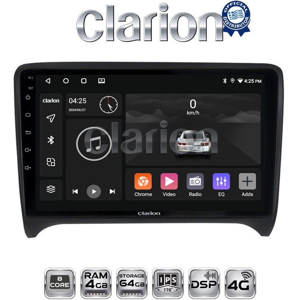 OEM για Audi TT 2007 > 2014 με 8Core 4GB/64GB OEM για Audi TT 2007 > 2014 με 8Core 4GB/64GB