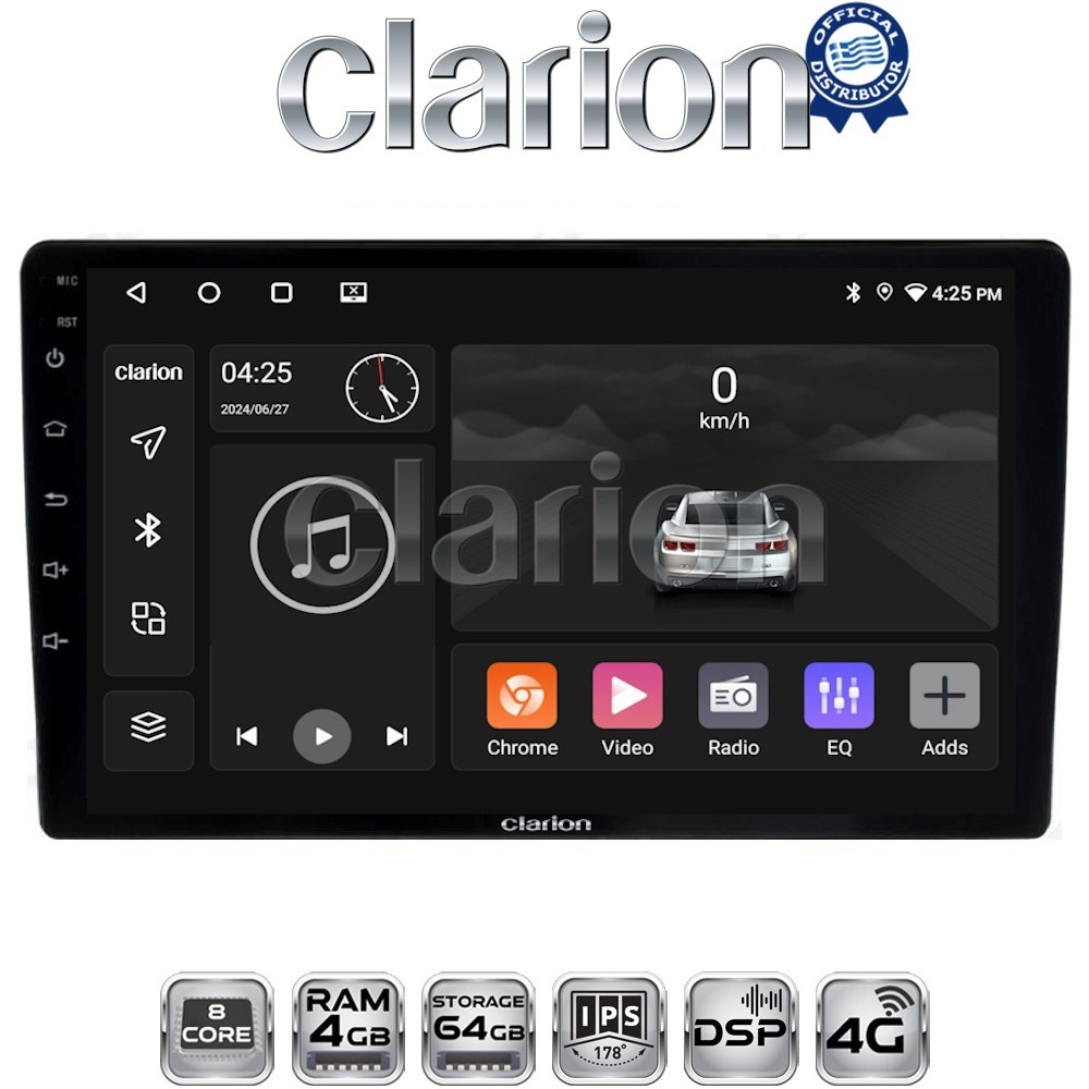 OEM για Dacia Duster 2013 > 2019 με 8Core 4GB/64GB OEM για Dacia Duster 2013 > 2019 με 8Core 4GB/64GB