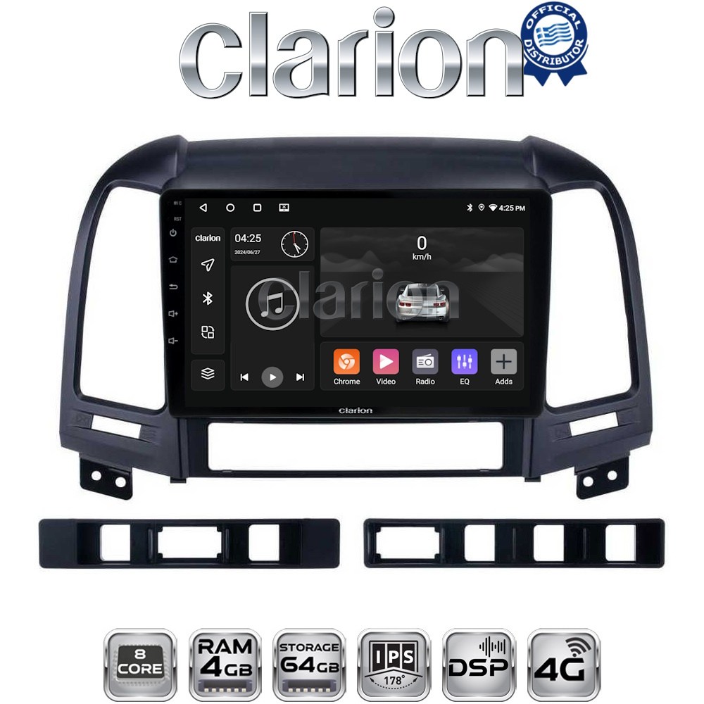 OEM για Hyundai SantaFe 2006 > 2013 με 8Core 4GB/64GB OEM για Hyundai SantaFe 2006 > 2013 με 8Core 4GB/64GB
