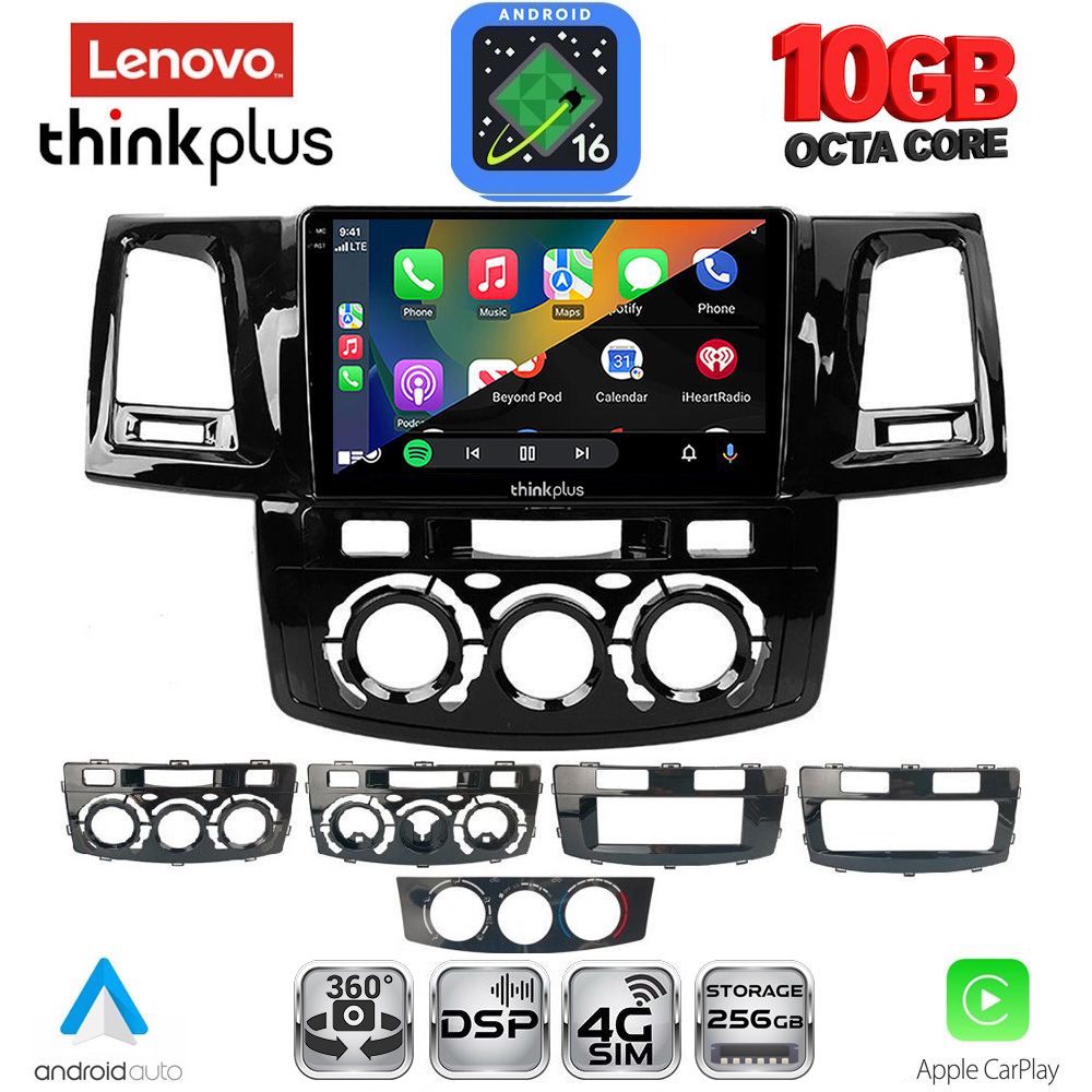 LENOVO LTM 11720_CPA (9inc) MULTIMEDIA TABLET for TOYOTA HILUX mod. 2005-2016 LENOVO LTM 11720_CPA (9inc) MULTIMEDIA TABLET for TOYOTA HILUX mod. 2005-2016