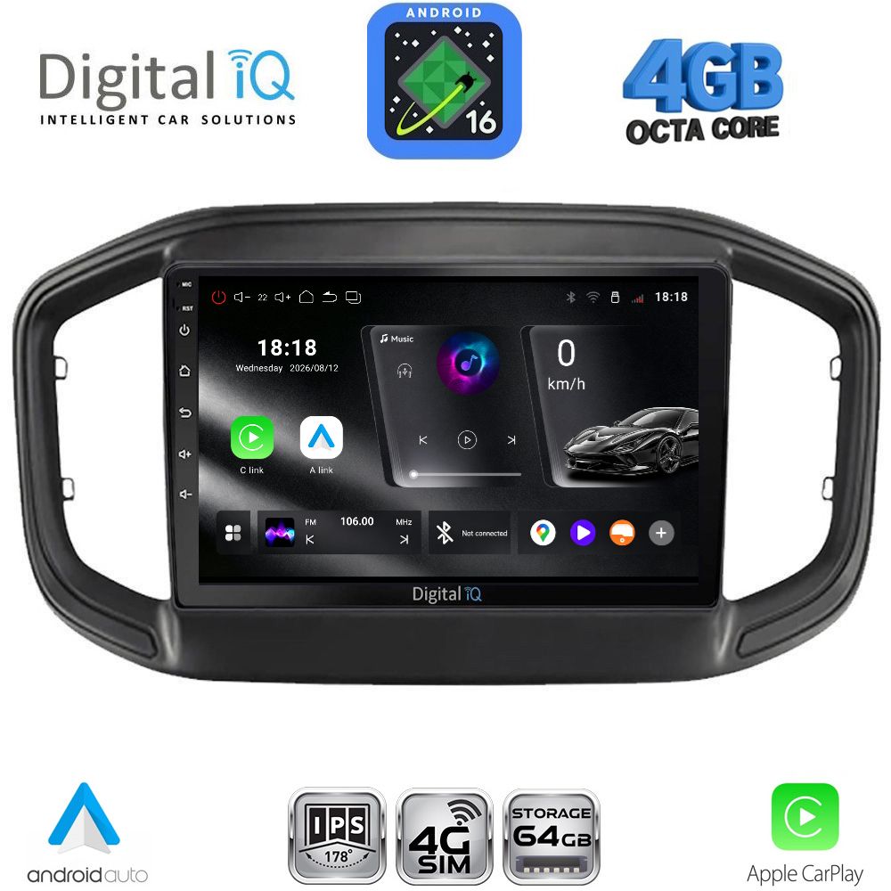 DIGITAL IQ RTG 6147_CPA (9inc) MULTIMEDIA TABLET for FIAT STRADA mod. 2020-2026 DIGITAL IQ RTG 6147_CPA (9inc) MULTIMEDIA TABLET for FIAT STRADA mod. 2020-2026