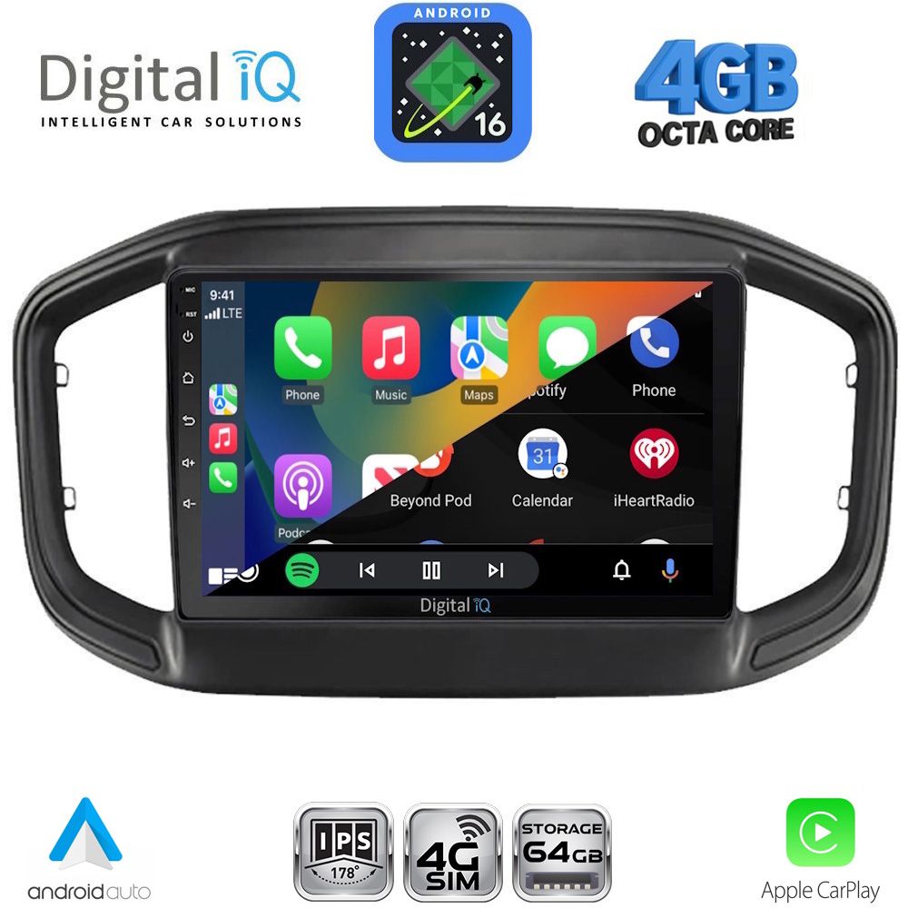 DIGITAL IQ RTG 6147_CPA (9inc) MULTIMEDIA TABLET for FIAT STRADA mod. 2020-2026 DIGITAL IQ RTG 6147_CPA (9inc) MULTIMEDIA TABLET for FIAT STRADA mod. 2020-2026