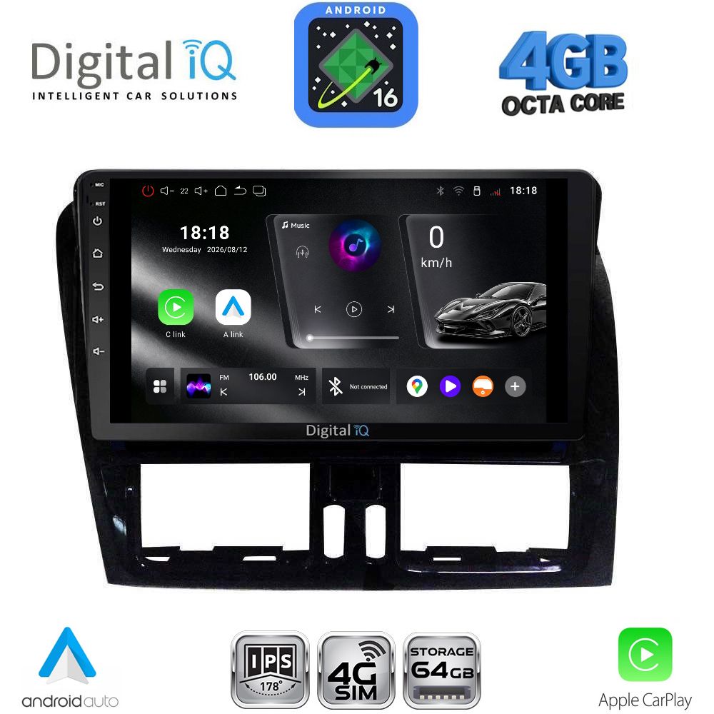 DIGITAL IQ RTG 6787_CPA (9inc) MULTIMEDIA TABLET for VOLVO XC60 mod. 2009-2017 DIGITAL IQ RTG 6787_CPA (9inc) MULTIMEDIA TABLET for VOLVO XC60 mod. 2009-2017