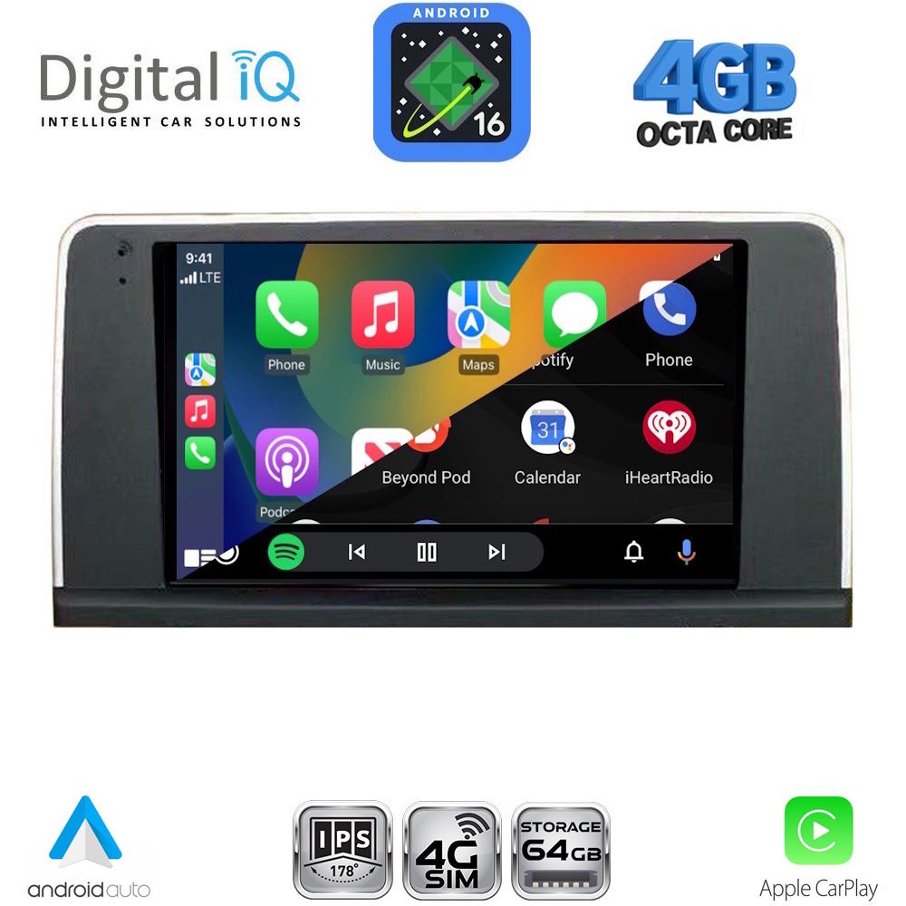 DIGITAL IQ RTG 6050_CPA (9inc) (NBT) MULTIMEDIA TABLET for BMW S.3-4 (F30-32) mod. 2012-2018 DIGITAL IQ RTG 6050_CPA (9inc) (NBT) MULTIMEDIA TABLET for BMW S.3-4 (F30-32) mod. 2012-2018