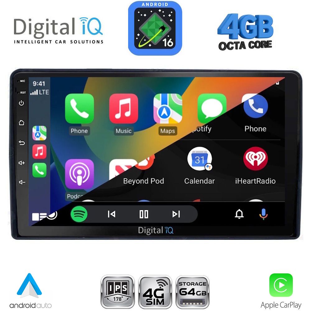 DIGITAL IQ RTG 6081_CPA (9inc) MULTIMEDIA TABLET for CITROEN – PEUGEOT mod. 2008-2018 DIGITAL IQ RTG 6081_CPA (9inc) MULTIMEDIA TABLET for CITROEN – PEUGEOT mod. 2008-2018