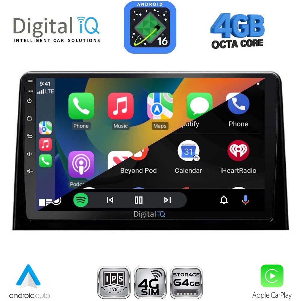 DIGITAL IQ RTG 6082_CPA (10inc) MULTIMEDIA TABLET for CITROEN BERLINGO – OPEL COMBO – PEUGEOT PARTNER – TOYOTA PROACE mod. 2018-2026 - FIAT DOBLO mod. 2022-2026 DIGITAL IQ RTG 6082_CPA (10inc) MULTIMEDIA TABLET for CITROEN BERLINGO – OPEL COMBO – PEUGEOT PARTNER – TOYOTA PROACE mod. 2018-2026 - FIAT DOBLO mod. 2022-2026