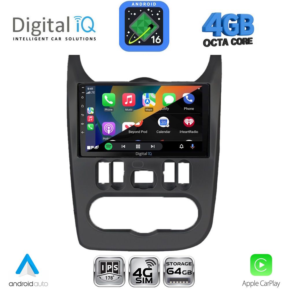 DIGITAL IQ RTG 6101BL_CPA (9inc) MULTIMEDIA TABLET for DACIA DUSTER – LOGAN – SANDERO mod. 2006-2012 (BLACK) DIGITAL IQ RTG 6101BL_CPA (9inc) MULTIMEDIA TABLET for DACIA DUSTER – LOGAN – SANDERO mod. 2006-2012 (BLACK)