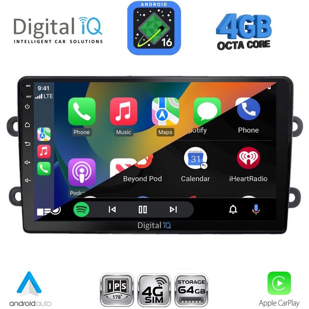 DIGITAL IQ RTG 6102_CPA (9inc) MULTIMEDIA TABLET for DACIA DUSTER mod. 2012-2019 DIGITAL IQ RTG 6102_CPA (9inc) MULTIMEDIA TABLET for DACIA DUSTER mod. 2012-2019