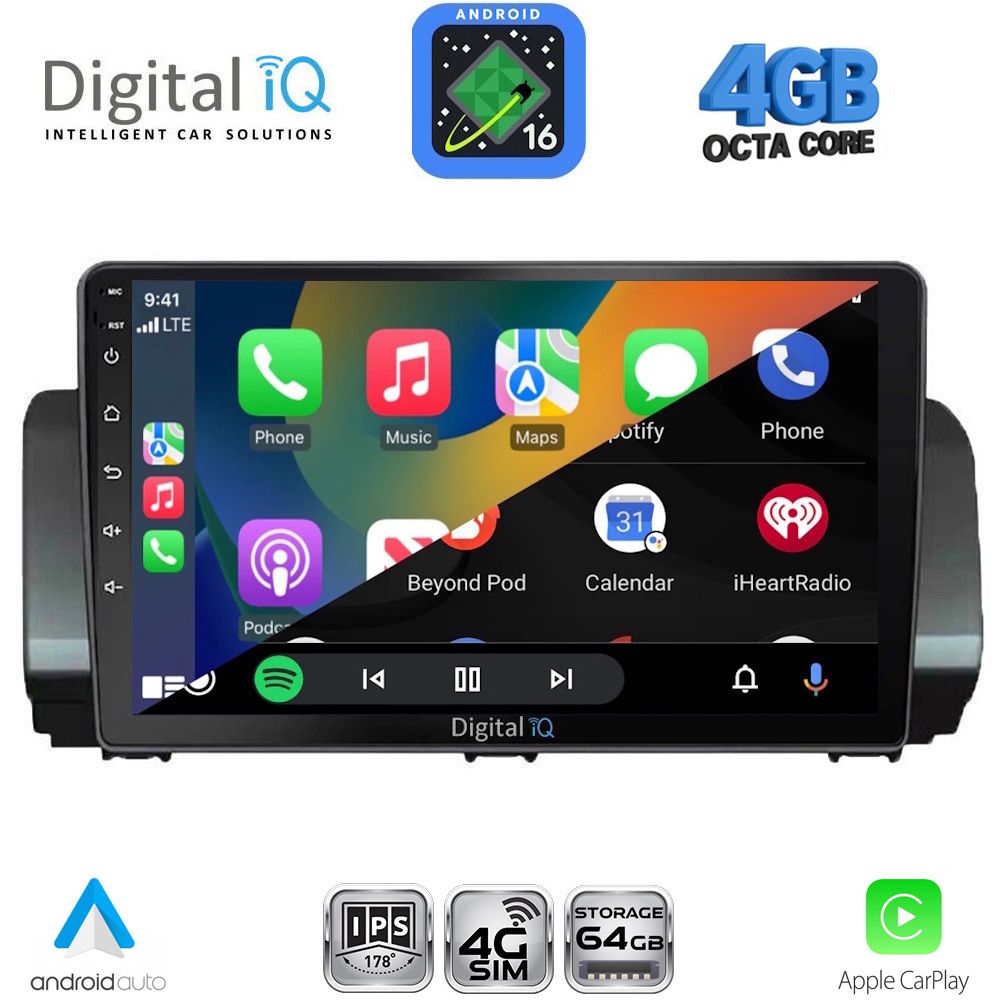 DIGITAL IQ RTG 6109_CPA (10inc) MULTIMEDIA TABLET for DACIA LOGAN - SANDERO - JOGGER mod. 2020+ DIGITAL IQ RTG 6109_CPA (10inc) MULTIMEDIA TABLET for DACIA LOGAN - SANDERO - JOGGER mod. 2020+