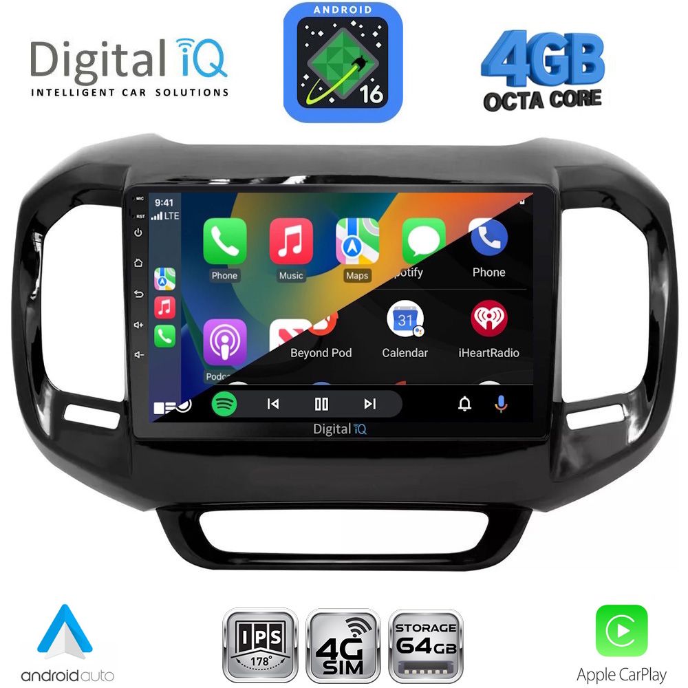 DIGITAL IQ RTG 6127_CPA (9inc) MULTIMEDIA TABLET for FIAT TORO mod. 2017-2026 DIGITAL IQ RTG 6127_CPA (9inc) MULTIMEDIA TABLET for FIAT TORO mod. 2017-2026