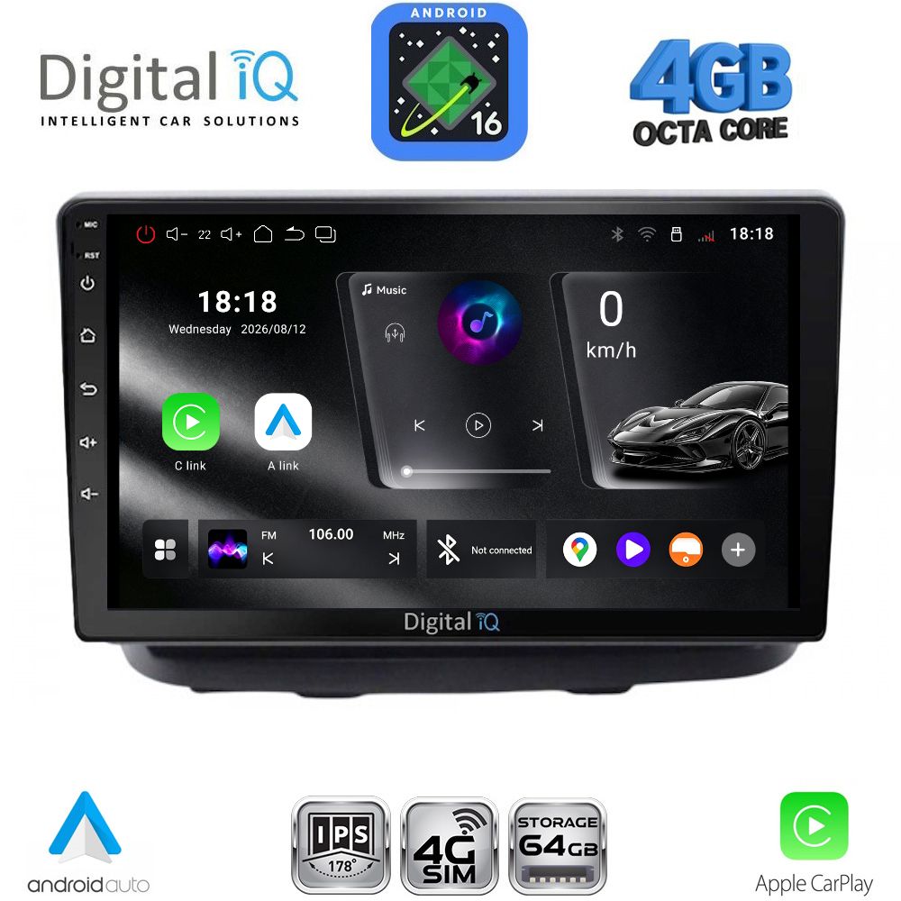 DIGITAL IQ RTG 6135_CPA (10inc) MULTIMEDIA TABLET for FIAT DOBLO mod. 2002-2009 DIGITAL IQ RTG 6135_CPA (10inc) MULTIMEDIA TABLET for FIAT DOBLO mod. 2002-2009