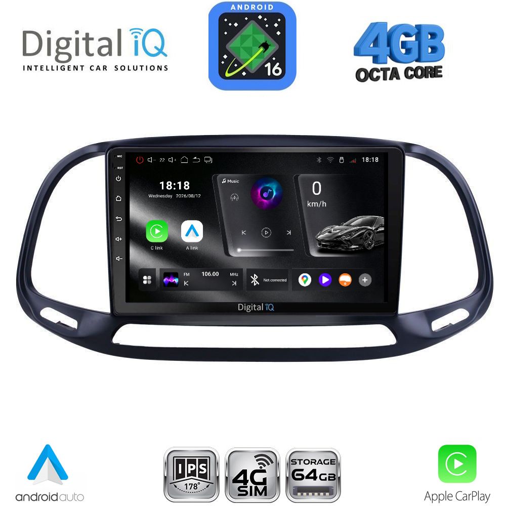DIGITAL IQ RTG 6138_CPA (9inc) MULTIMEDIA TABLET for FIAT DOBLO – OPEL COMBO mod. 2015-2018 DIGITAL IQ RTG 6138_CPA (9inc) MULTIMEDIA TABLET for FIAT DOBLO – OPEL COMBO mod. 2015-2018