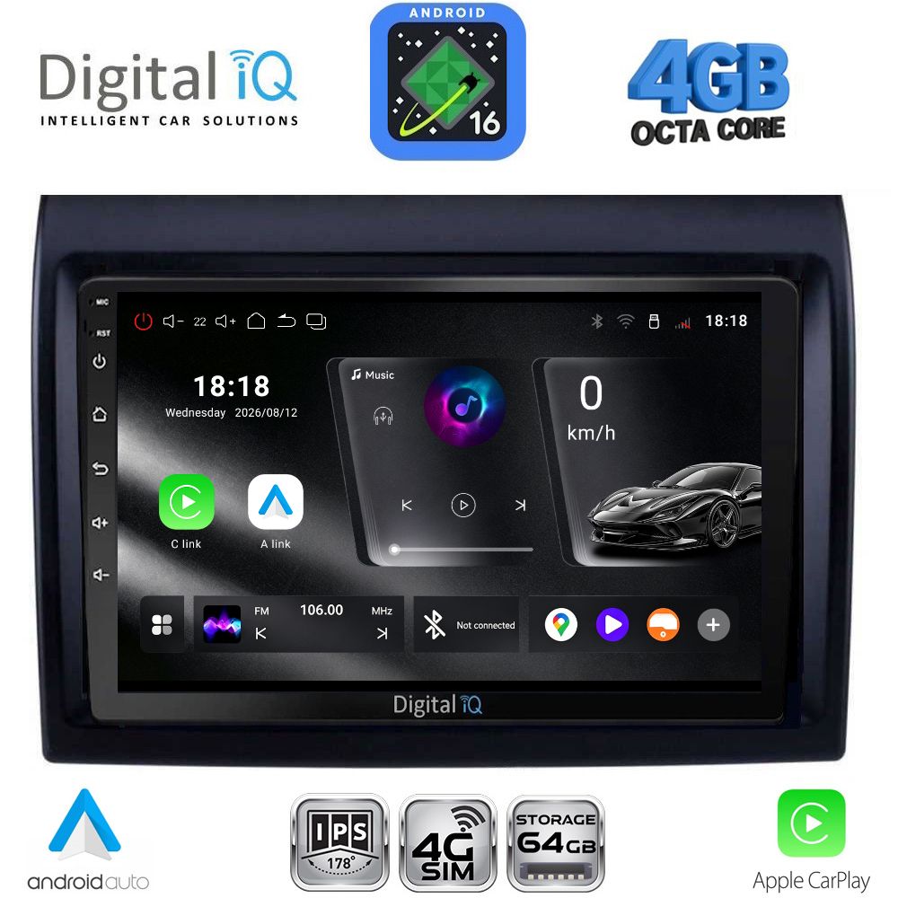 DIGITAL IQ RTG 6140_CPA (9inc) MULTIMEDIA TABLET for FIAT DUCATO mod. 2006-2011 DIGITAL IQ RTG 6140_CPA (9inc) MULTIMEDIA TABLET for FIAT DUCATO mod. 2006-2011
