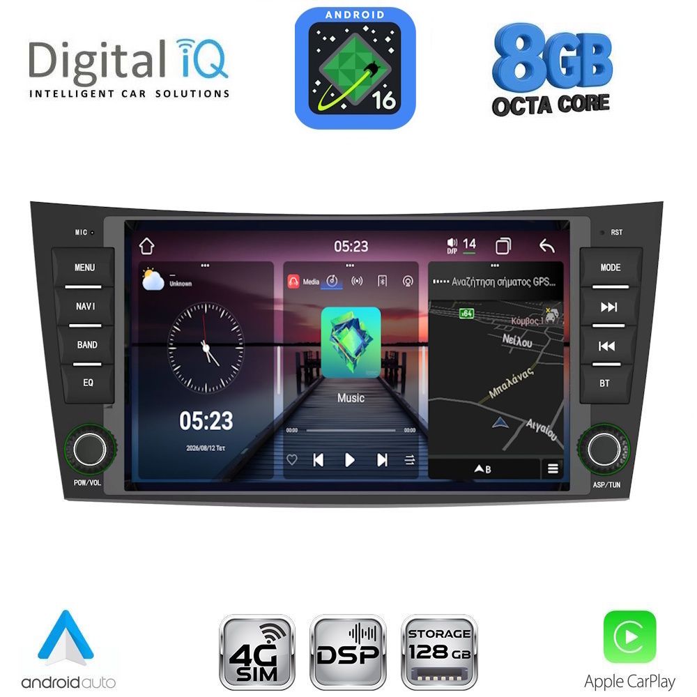 DIGITAL IQ BLM 590_CPA (7" DECK) MULTIMEDIA OEM for MERCEDES E (W211) – CLS (W219) mod. 2003-2009 DIGITAL IQ BLM 590_CPA (7" DECK) MULTIMEDIA OEM for MERCEDES E (W211) – CLS (W219) mod. 2003-2009
