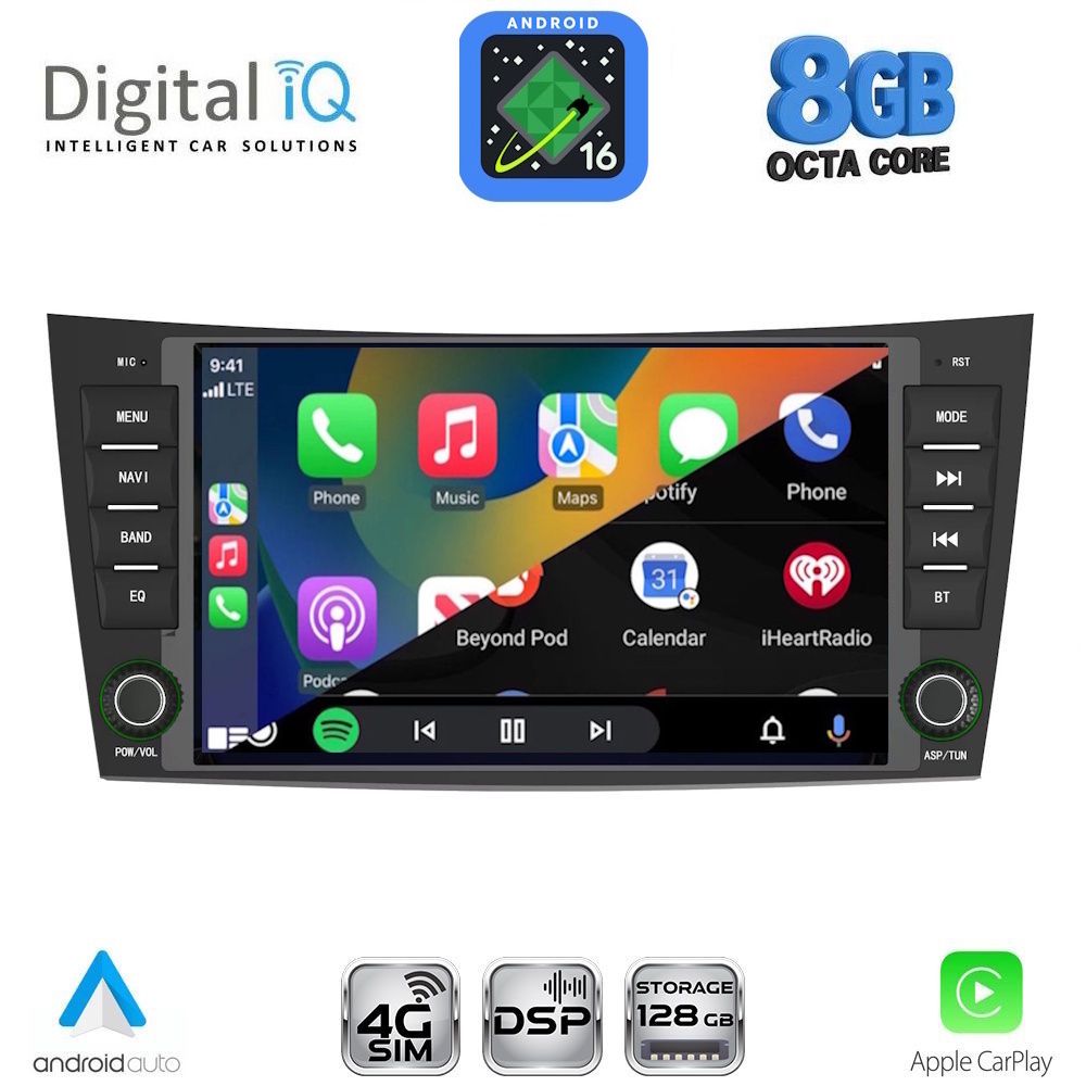 DIGITAL IQ BLM 590_CPA (7" DECK) MULTIMEDIA OEM for MERCEDES E (W211) – CLS (W219) mod. 2003-2009 DIGITAL IQ BLM 590_CPA (7" DECK) MULTIMEDIA OEM for MERCEDES E (W211) – CLS (W219) mod. 2003-2009