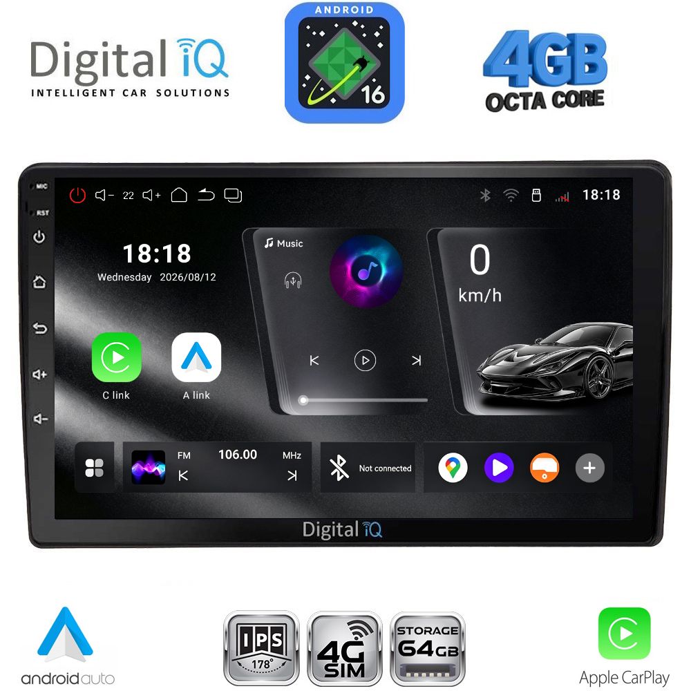DIGITAL IQ RTG 6005_CPA (10inc) MULTIMEDIA TABLET for AUDI A4 mod. 2008-2015 DIGITAL IQ RTG 6005_CPA (10inc) MULTIMEDIA TABLET for AUDI A4 mod. 2008-2015