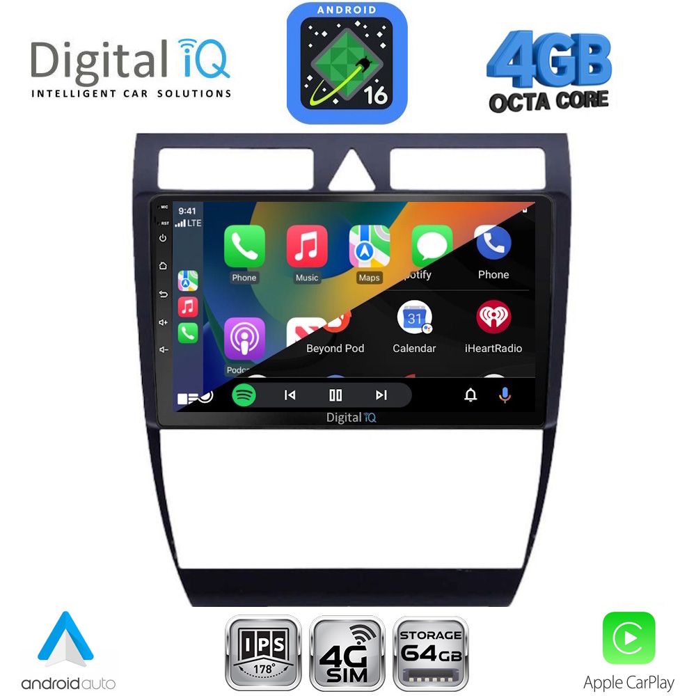 DIGITAL IQ RTG 6006_CPA (9inc) MULTIMEDIA TABLET for AUDI A6 mod. 1998-2005 DIGITAL IQ RTG 6006_CPA (9inc) MULTIMEDIA TABLET for AUDI A6 mod. 1998-2005