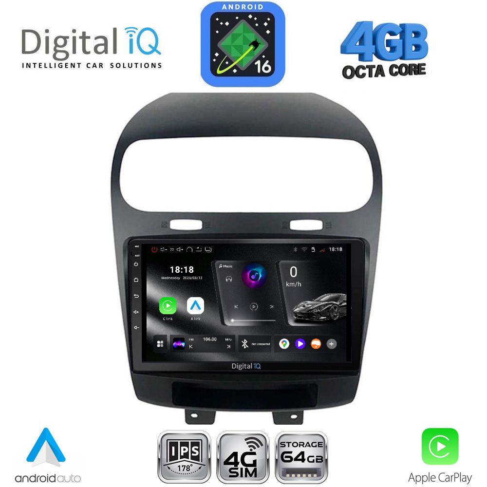 DIGITAL IQ RTG 6144_CPA (9inc) MULTIMEDIA TABLET for FIAT FREEMONT mod. 2008-2020 DIGITAL IQ RTG 6144_CPA (9inc) MULTIMEDIA TABLET for FIAT FREEMONT mod. 2008-2020