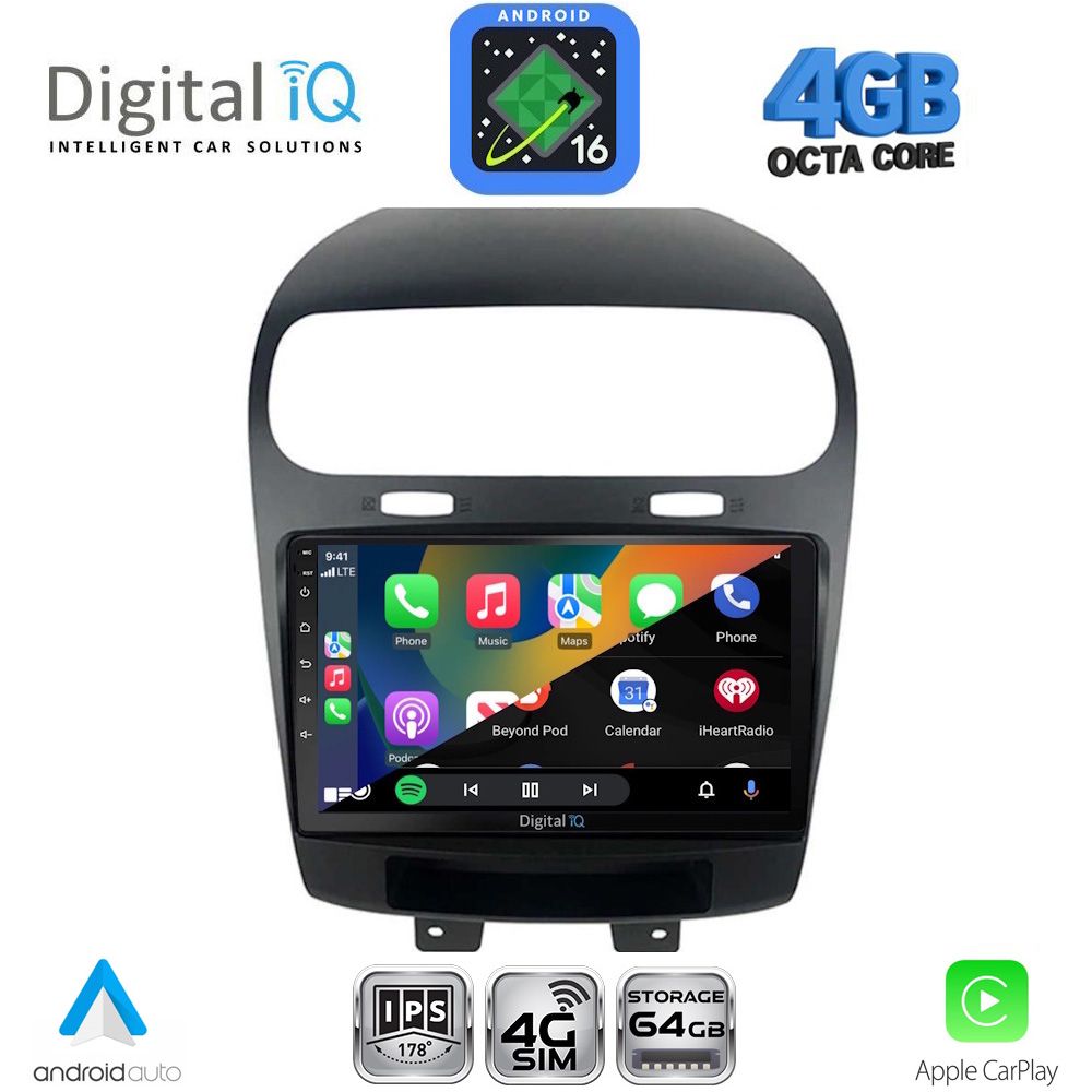 DIGITAL IQ RTG 6144_CPA (9inc) MULTIMEDIA TABLET for FIAT FREEMONT mod. 2008-2020 DIGITAL IQ RTG 6144_CPA (9inc) MULTIMEDIA TABLET for FIAT FREEMONT mod. 2008-2020