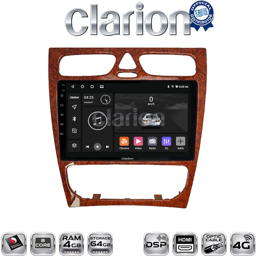 OEM για Mercedes C class 1999 > 2004 με 8Core 4GB/64GB και 2Κ οθόνη OEM για Mercedes C class 1999 > 2004 με 8Core 4GB/64GB και 2Κ οθόνη