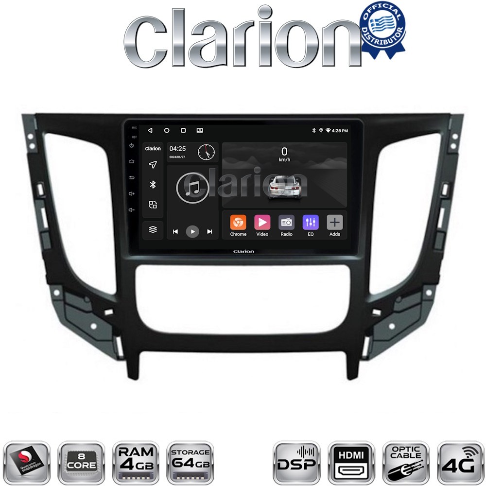 OEM για Mitsubishi L200 2014 > 2020 με 8Core 4GB/64GB και 2Κ οθόνη OEM για Mitsubishi L200 2014 > 2020 με 8Core 4GB/64GB και 2Κ οθόνη