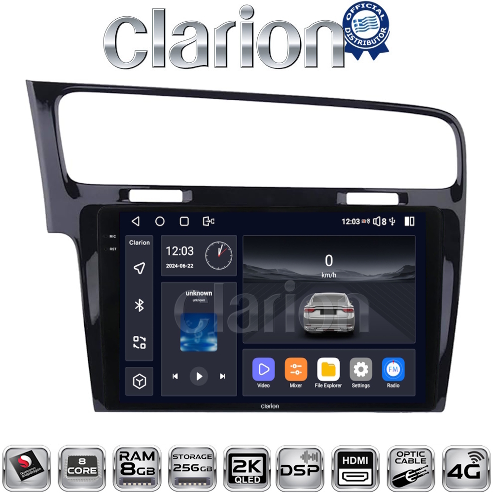 OEM για VW Golf 7 με 8Core 8GB/256GB και 2Κ οθόνη OEM για VW Golf 7 με 8Core 8GB/256GB και 2Κ οθόνη