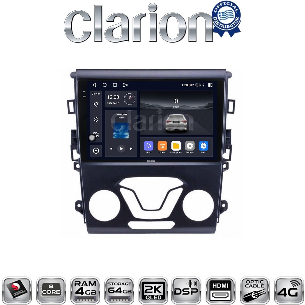 OEM για Ford Mondeo 2014 > με 8Core 4GB/64GB και 2Κ οθόνη OEM για Ford Mondeo 2014 > με 8Core 4GB/64GB και 2Κ οθόνη