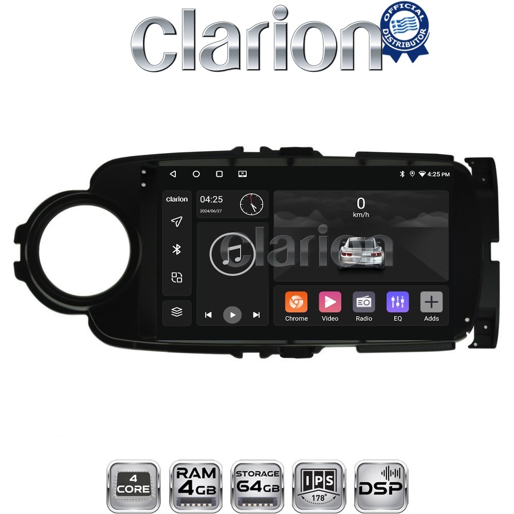 OEM για Toyota Yaris 2012 > 2015 με 4Core 4GB/64GB OEM για Toyota Yaris 2012 > 2015 με 4Core 4GB/64GB