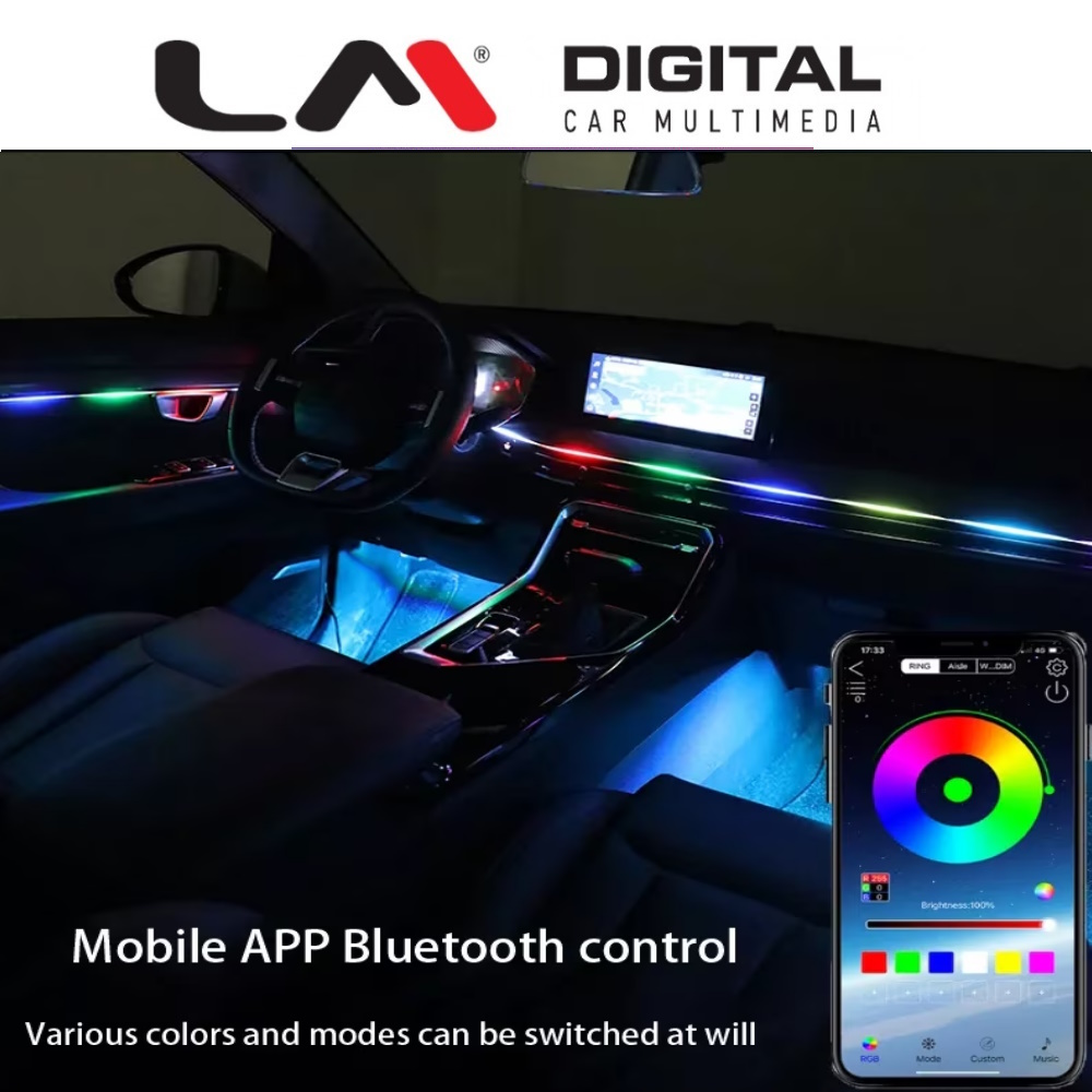 AMBIENT UNIVERSAL 256 colours -18 lights RGM DYNAMIC - BLACK strips AMBIENT UNIVERSAL 256 colours -18 lights RGM DYNAMIC - BLACK strips