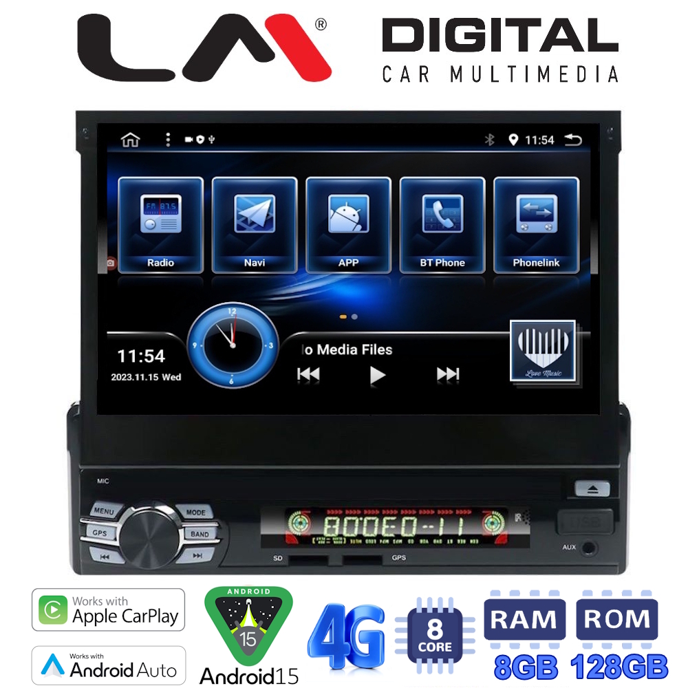 1din 7inc ANDROID 15 8core 8+128G CARPLAY - Android Auto GPS - Bluetooth 1din 7inc ANDROID 15 8core 8+128G CARPLAY - Android Auto GPS - Bluetooth