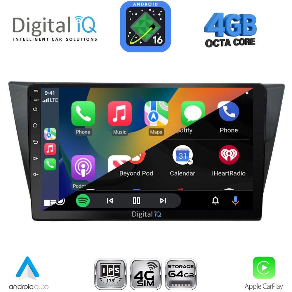 DIGITAL IQ RTG 6761_CPA (10inc) MULTIMEDIA TABLET for VW TIGUAN mod. 2016-2024 DIGITAL IQ RTG 6761_CPA (10inc) MULTIMEDIA TABLET for VW TIGUAN mod. 2016-2024