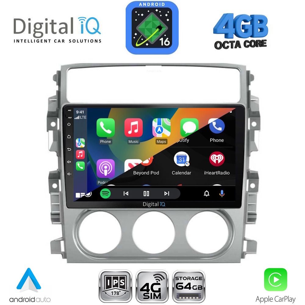 DIGITAL IQ RTG 6681_CPA (9inc) MULTIMEDIA TABLET for SUZUKI LIANA mod. 2001-2007 DIGITAL IQ RTG 6681_CPA (9inc) MULTIMEDIA TABLET for SUZUKI LIANA mod. 2001-2007