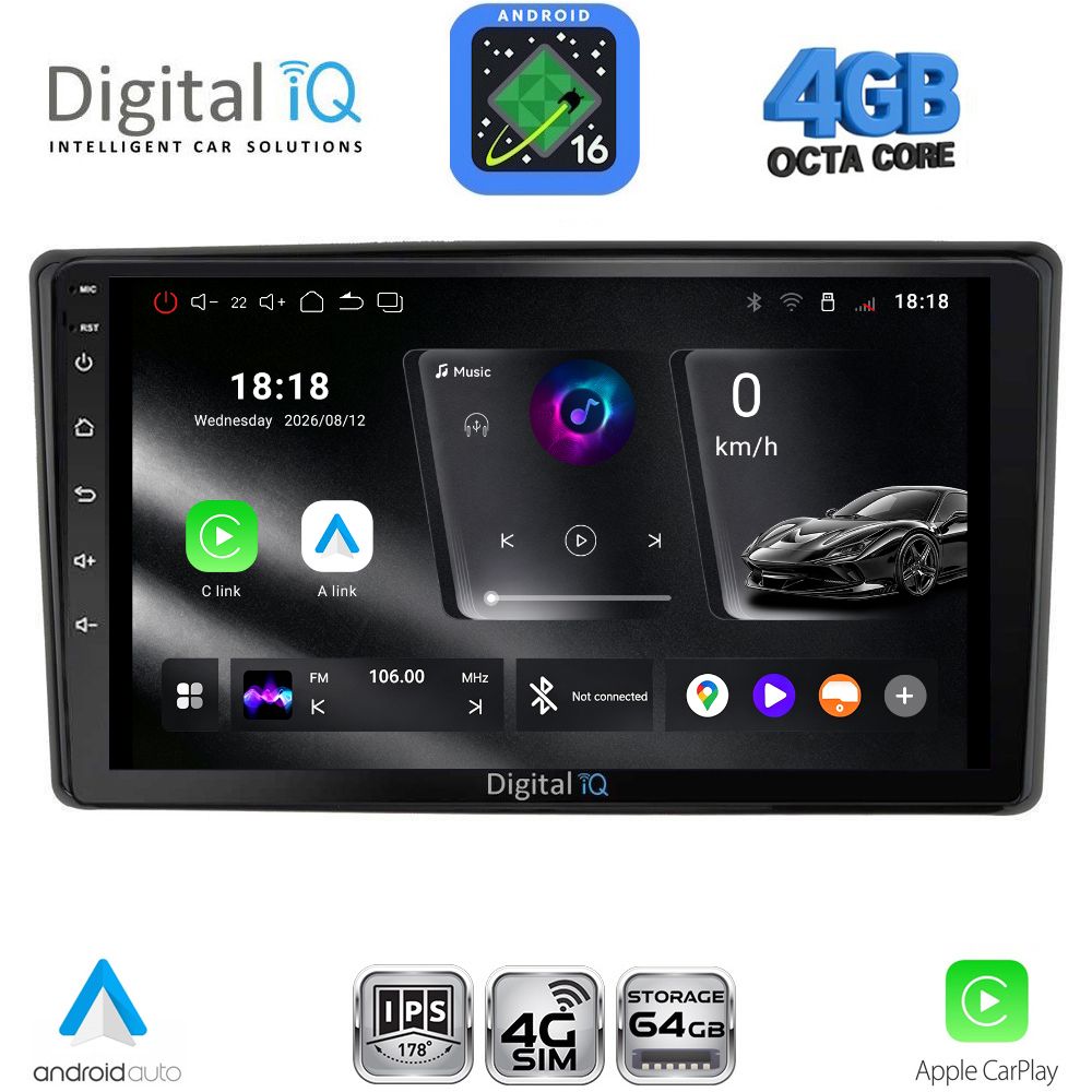DIGITAL IQ RTG 6701_CPA (10inc) MULTIMEDIA TABLET for TOYOTA RAIZE mod. 2020-2026 DIGITAL IQ RTG 6701_CPA (10inc) MULTIMEDIA TABLET for TOYOTA RAIZE mod. 2020-2026