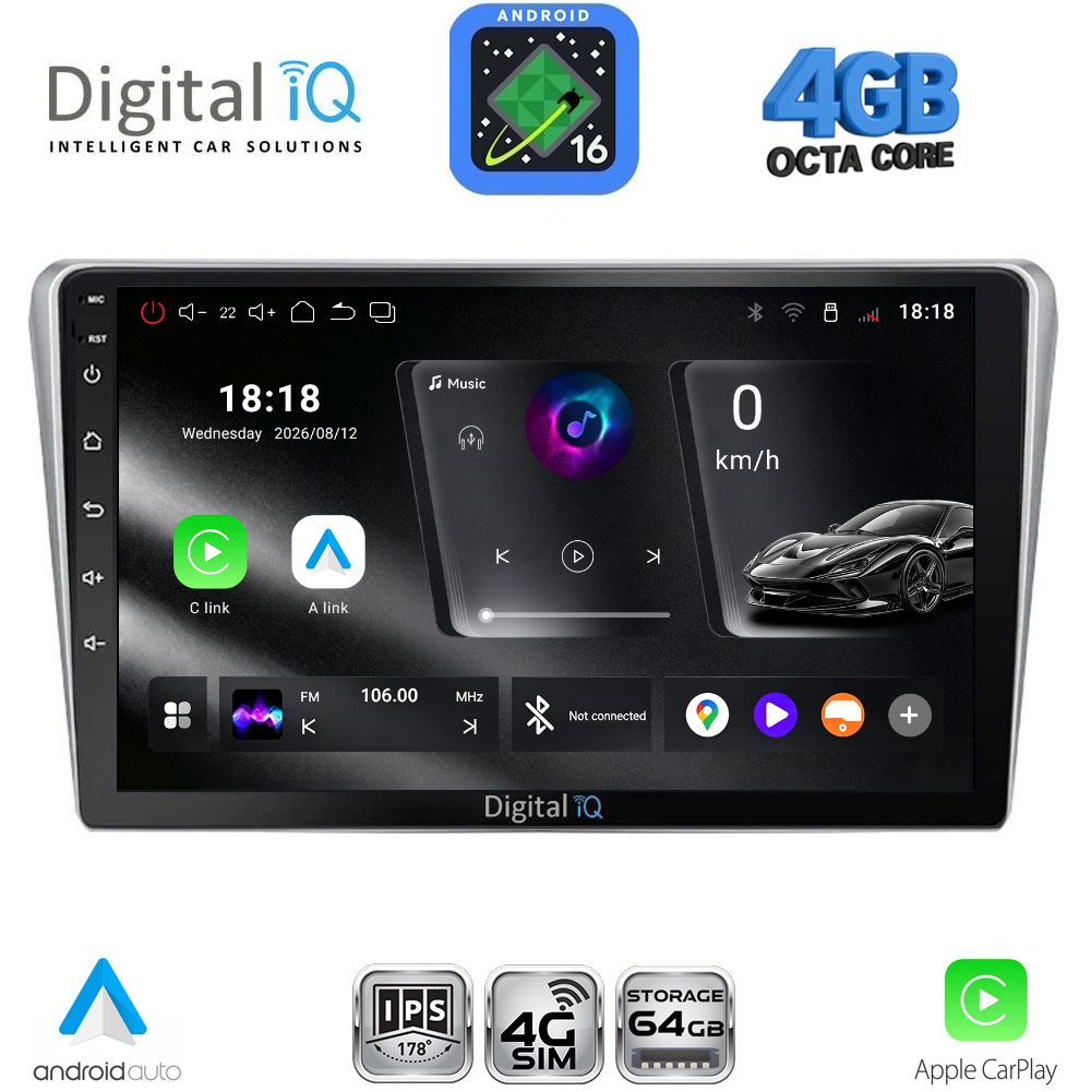DIGITAL IQ RTG 6704SL_CPA (9inc) MULTIMEDIA TABLET for TOYOTA AVENSIS (T25) mod. 2003-2009 (SILVER) DIGITAL IQ RTG 6704SL_CPA (9inc) MULTIMEDIA TABLET for TOYOTA AVENSIS (T25) mod. 2003-2009 (SILVER)