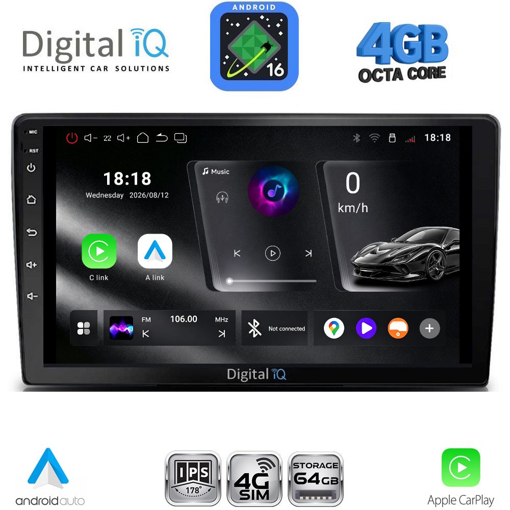DIGITAL IQ RTG 6722_CPA (9inc) MULTIMEDIA TABLET for TOYOTA LANDCRUISER mod. 1998-2003 DIGITAL IQ RTG 6722_CPA (9inc) MULTIMEDIA TABLET for TOYOTA LANDCRUISER mod. 1998-2003