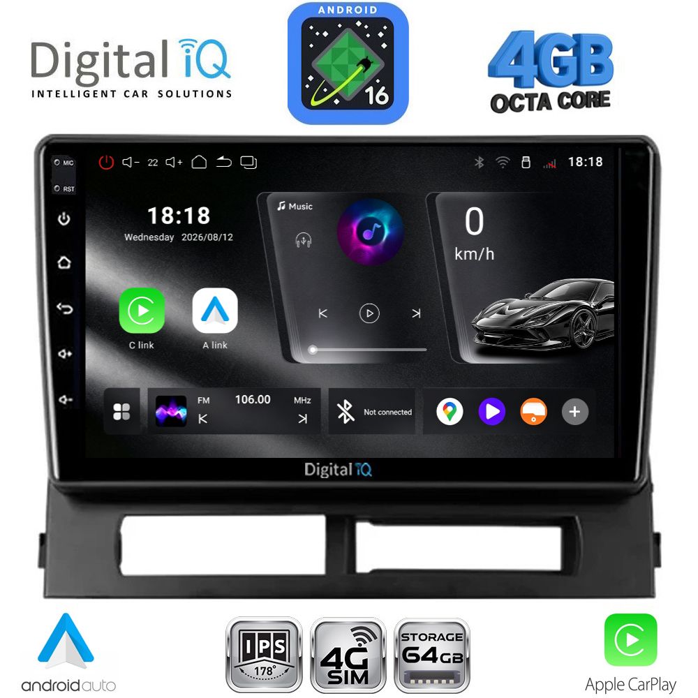DIGITAL IQ RTG 6728DASH_CPA (9inc) MULTIMEDIA TABLET for TOYOTA PRIUS mod. 2003-2009 (Supports Original Clima-HYBRID) DIGITAL IQ RTG 6728DASH_CPA (9inc) MULTIMEDIA TABLET for TOYOTA PRIUS mod. 2003-2009 (Supports Original Clima-HYBRID)