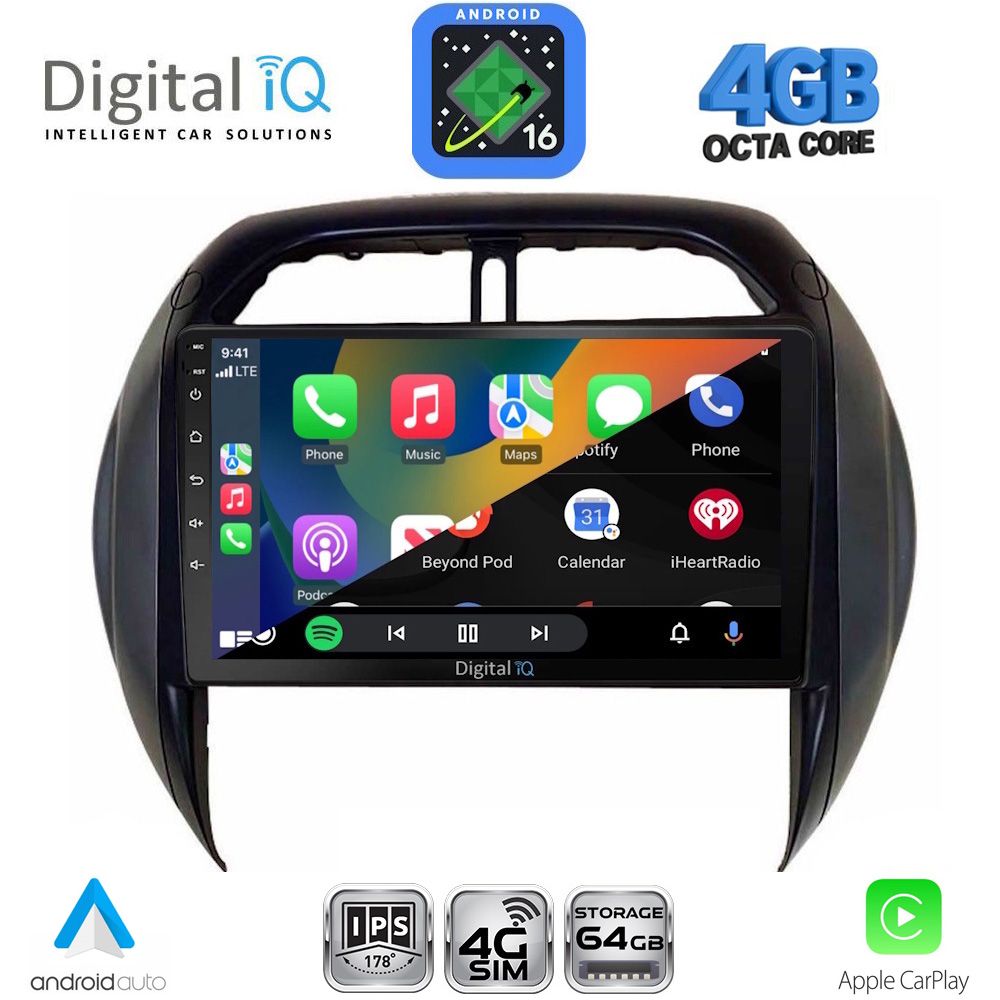 DIGITAL IQ RTG 6730CL_CPA (9inc) MULTIMEDIA TABLET for TOYOTA RAV 4 mod. 2000-2006 with CLIMA DIGITAL IQ RTG 6730CL_CPA (9inc) MULTIMEDIA TABLET for TOYOTA RAV 4 mod. 2000-2006 with CLIMA