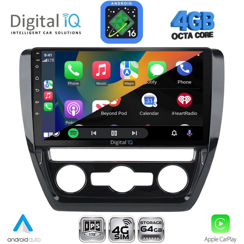 DIGITAL IQ RTG 6741_CPA (10inc) MULTIMEDIA TABLET for VW JETTA mod. 2010-2016 DIGITAL IQ RTG 6741_CPA (10inc) MULTIMEDIA TABLET for VW JETTA mod. 2010-2016