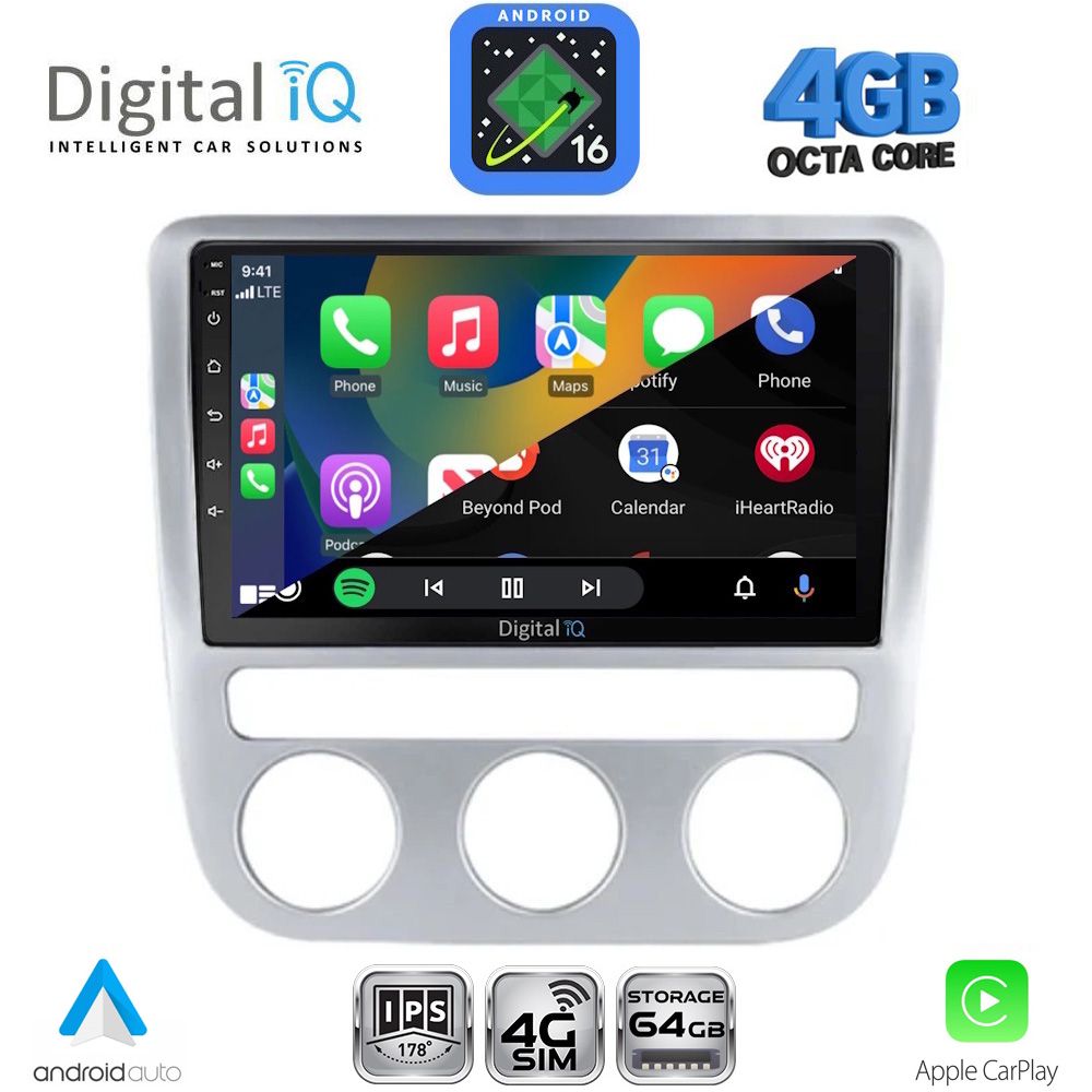 DIGITAL IQ RTG 6752_CPA CLIMA (9inc) MULTIMEDIA TABLET for VW EOS mod. 2006> - SCIROCCO mod. 2008-2010 DIGITAL IQ RTG 6752_CPA CLIMA (9inc) MULTIMEDIA TABLET for VW EOS mod. 2006> - SCIROCCO mod. 2008-2010