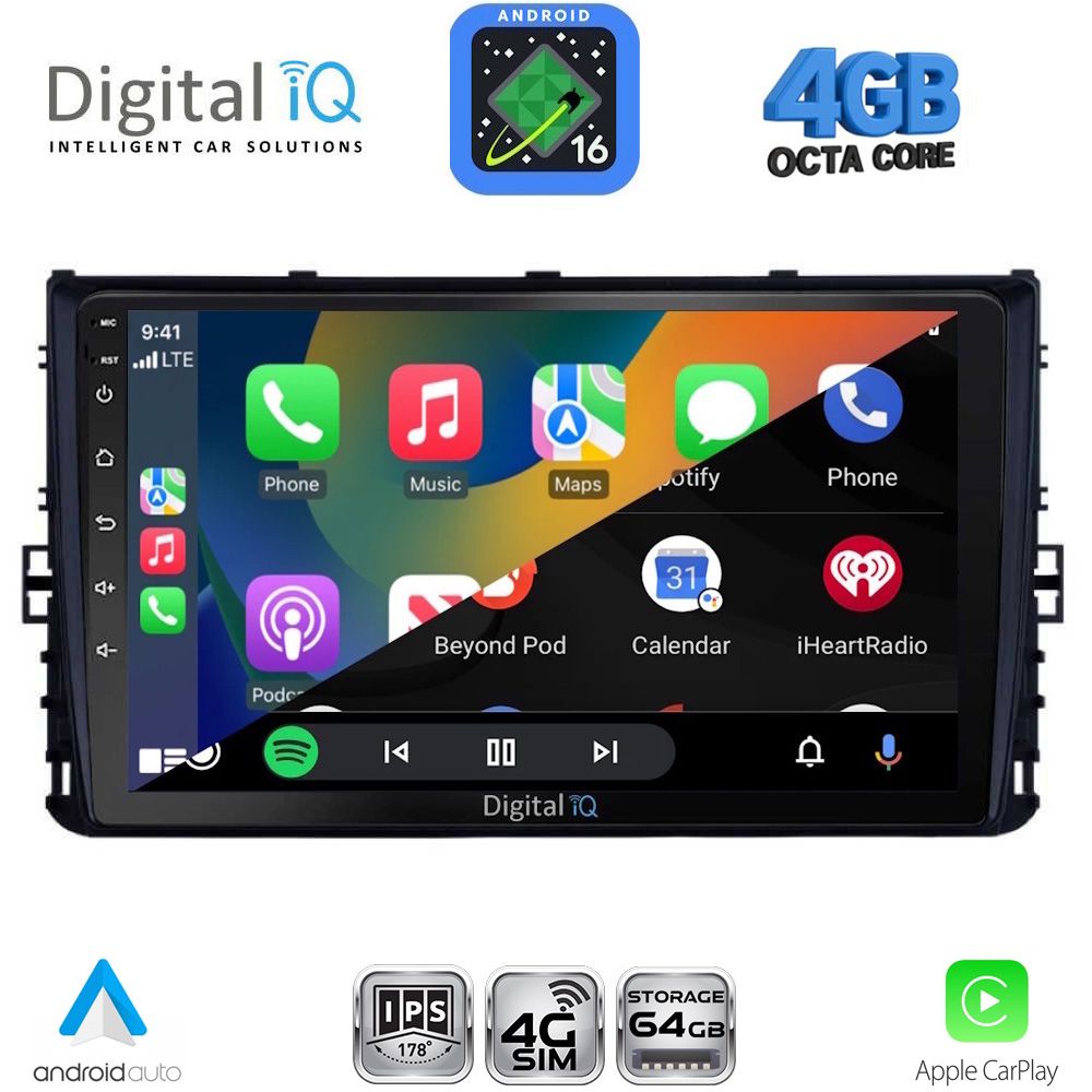 DIGITAL IQ RTG 6758_CPA (9inc) MULTIMEDIA TABLET for VW POLO – TROC – TCROSS - TAIGO mod. 2017-2026 DIGITAL IQ RTG 6758_CPA (9inc) MULTIMEDIA TABLET for VW POLO – TROC – TCROSS - TAIGO mod. 2017-2026