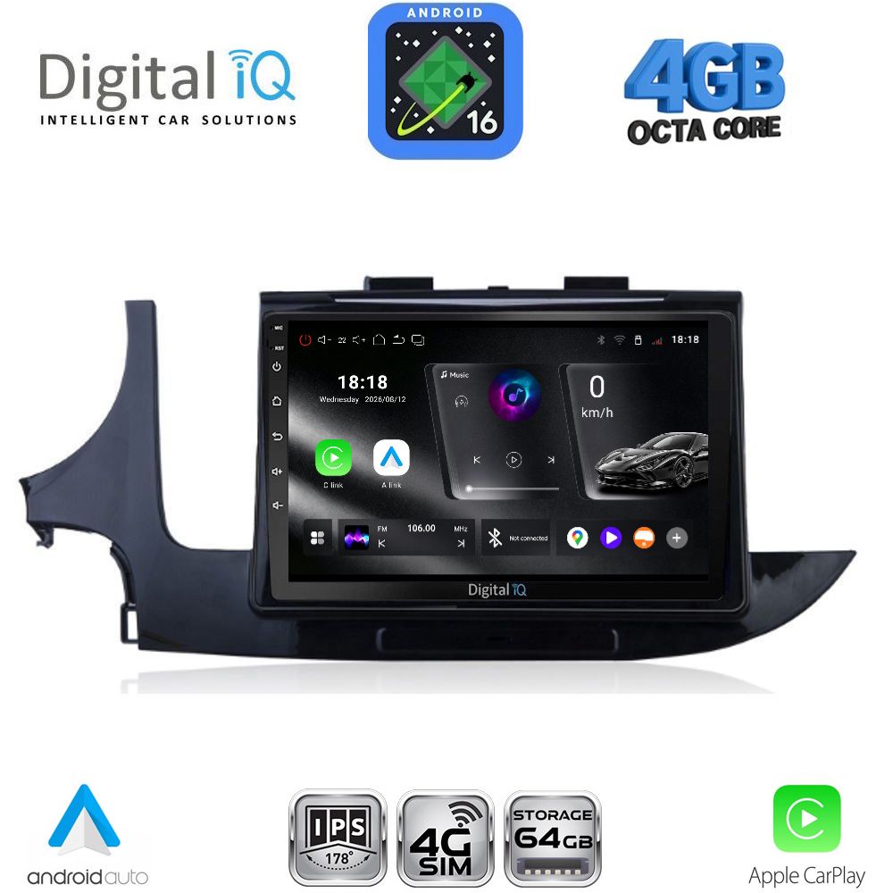 DIGITAL IQ RTG 6497_CPA (9inc) MULTIMEDIA TABLET for OPEL MOKKA mod. 2016-2021 DIGITAL IQ RTG 6497_CPA (9inc) MULTIMEDIA TABLET for OPEL MOKKA mod. 2016-2021