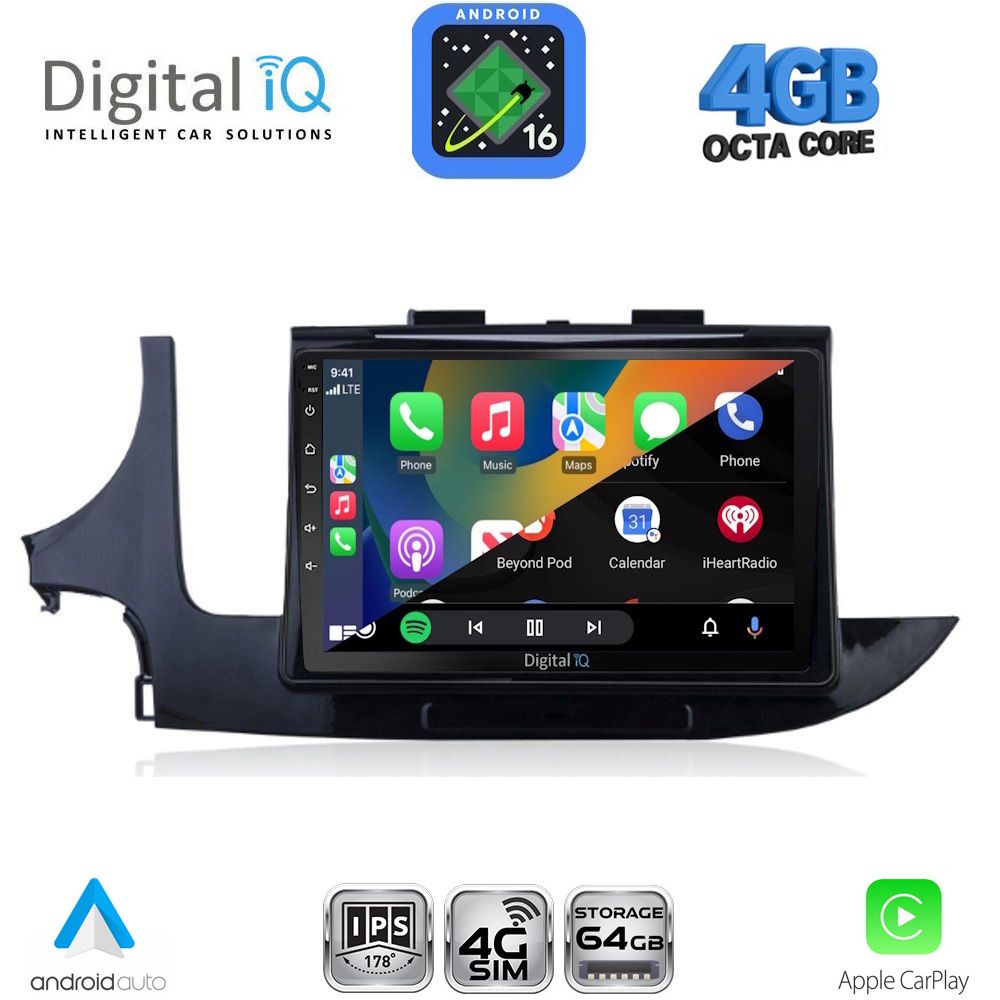 DIGITAL IQ RTG 6497_CPA (9inc) MULTIMEDIA TABLET for OPEL MOKKA mod. 2016-2021 DIGITAL IQ RTG 6497_CPA (9inc) MULTIMEDIA TABLET for OPEL MOKKA mod. 2016-2021
