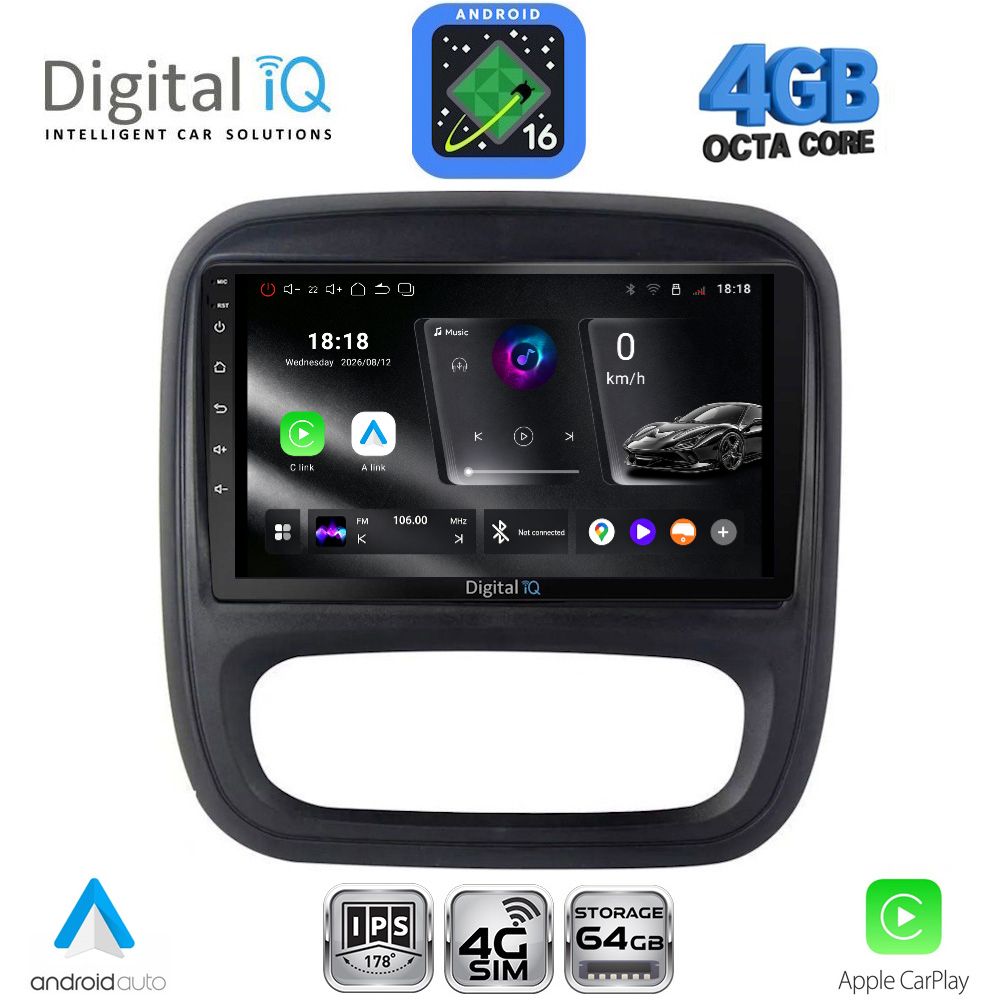 DIGITAL IQ RTG 6499_CPA (9inc) MULTIMEDIA TABLET for OPEL VIVARO – RENAULT TRAFIC – FIAT TALENDO – NISSAN NV 300 mod. 2014-2019 DIGITAL IQ RTG 6499_CPA (9inc) MULTIMEDIA TABLET for OPEL VIVARO – RENAULT TRAFIC – FIAT TALENDO – NISSAN NV 300 mod. 2014-2019