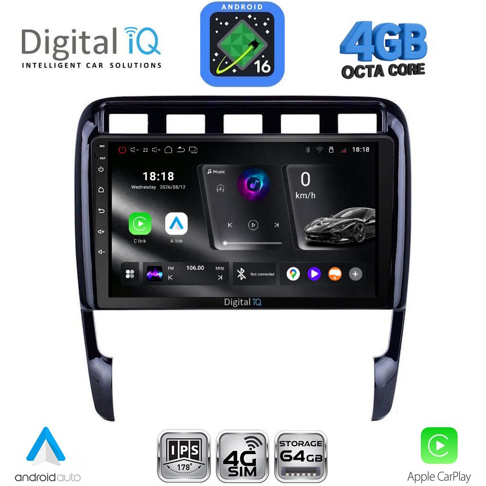 DIGITAL IQ RTG 6535_CPA (9inc) MULTIMEDIA TABLET for PORSCHE CAYENNE mod. 2002-2011 DIGITAL IQ RTG 6535_CPA (9inc) MULTIMEDIA TABLET for PORSCHE CAYENNE mod. 2002-2011